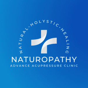 Naturopathy - advance acupressure clinic in Goa Blue logo